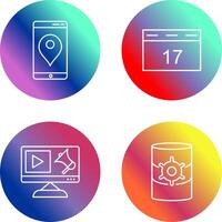 Unique Analytics Icon Design vector