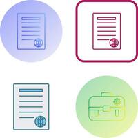 Unique Quality Control Icon Design vector