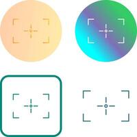 Unique Focus Icon Design vector