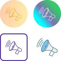 Announcing Icon Design vector