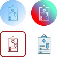 Medical Report Icon Design vector