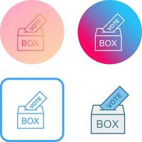 Giing Vote Icon Design vector