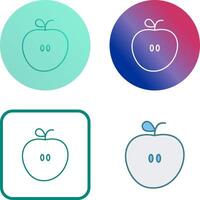 Apples Icon Design vector