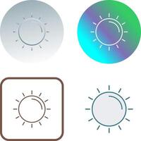 Sun Icon Design vector