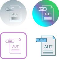 AUT Icon Design vector