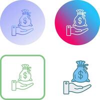 Income Icon Design vector