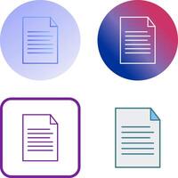 Sheet Icon Design vector
