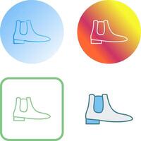 de los hombres botas icono diseño vector