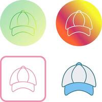 P Cap Icon Design vector