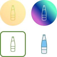 Beer Bottle Icon Design vector