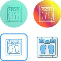 Weighing Scale Icon Design vector