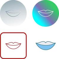 labios icono diseño vector