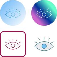 diseño de icono de ojo vector