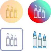 Bullets Icon Design vector