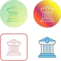 Courthouse Icon Design vector