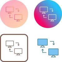 Sharing Systems Icon Design vector