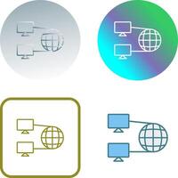 Internet Connectivity Icon Design vector