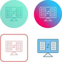 File Sharing Icon Design vector