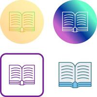 Book Icon Design vector