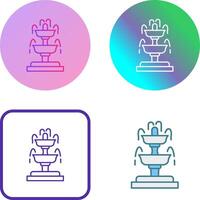 Fountain Icon Design vector