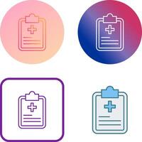 Prescription Icon Design vector