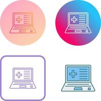 Laptop Icon Design vector