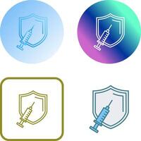 Vaccination Icon Design vector