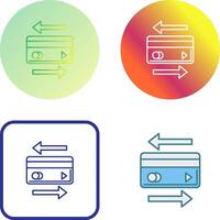 Transaction Icon Design vector