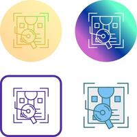 Order Tracking Icon Design vector