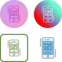 modelo código icono diseño vector