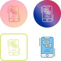 Text Icon Design vector