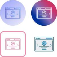Web Page Icon Design vector