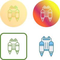 Jetpack Icon Design vector
