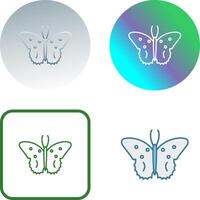 diseño de icono de mariposa vector