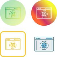 Recovery Icon Design vector