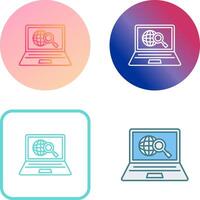 Explore Icon Design vector