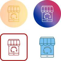 Support Icon Design vector