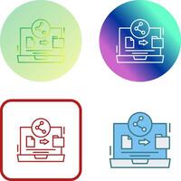 File Share Icon Design vector