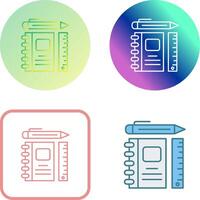 Learning Tools Icon Design vector