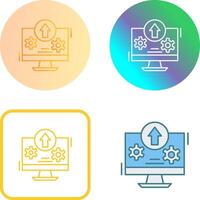 Upload Icon Design vector