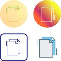 Copy Icon Design vector