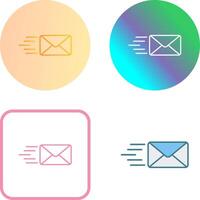 diseño de icono de correo vector