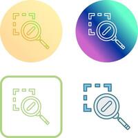 Zoom Out Icon Design vector