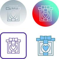 Gift Box Icon Design vector