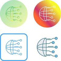 Network Icon Design vector