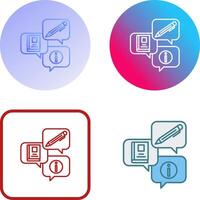 Education Forum Icon Design vector