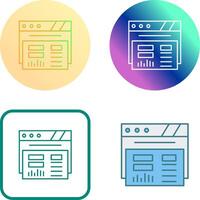 Dashboard Icon Design vector