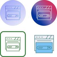 Search Bar Icon Design vector