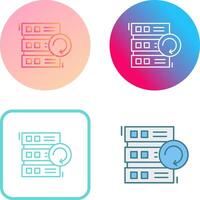 Backup Icon Design vector