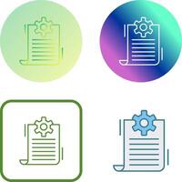 Content Management Icon Design vector